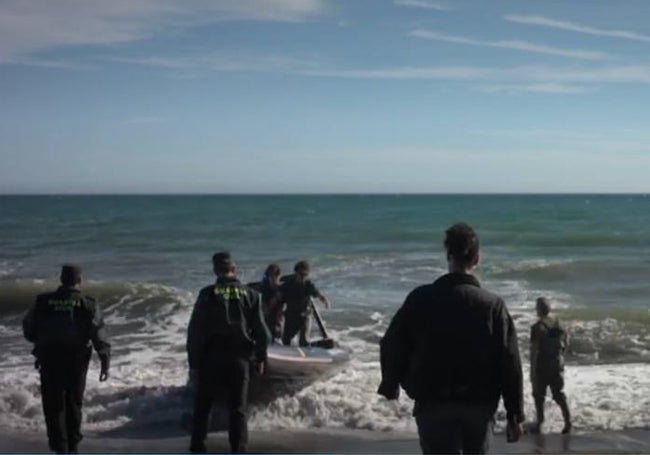 Otra de las escenas rodadas en Vélez Málaga y que forman parte de la serie.